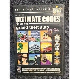 PS2 Action Replay Ultimate Codes: Grand Theft Auto: Vice City Sony PlayStation 2